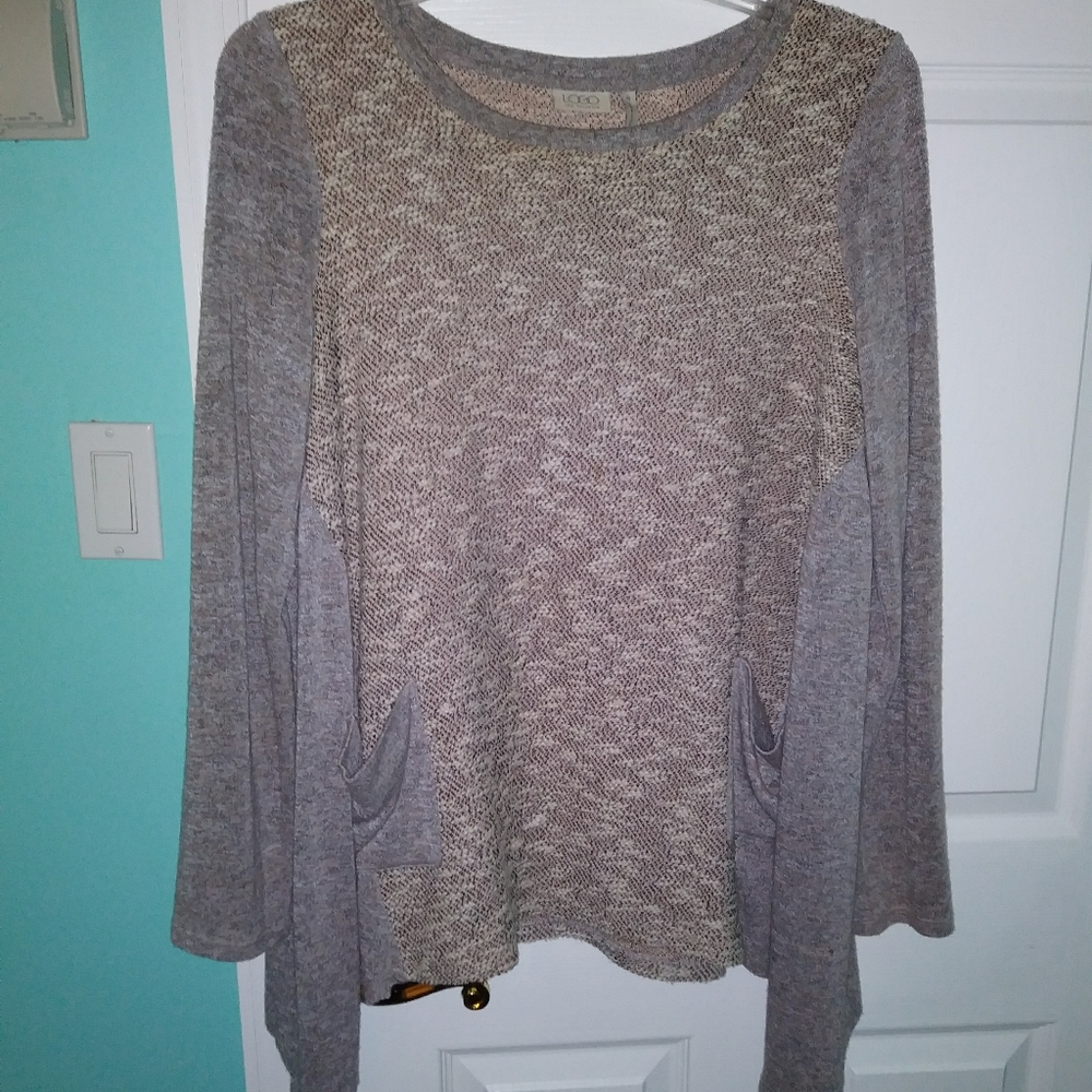 Lori Goldstein LOGO Sweater